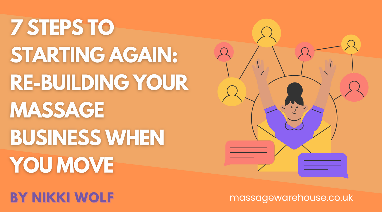 7 Steps to Starting Again: Re-building Your Massage Business When You Move