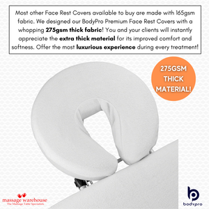 TERRY TOWEL FITTED FACE REST CRADLE COVER (Pack of 4)