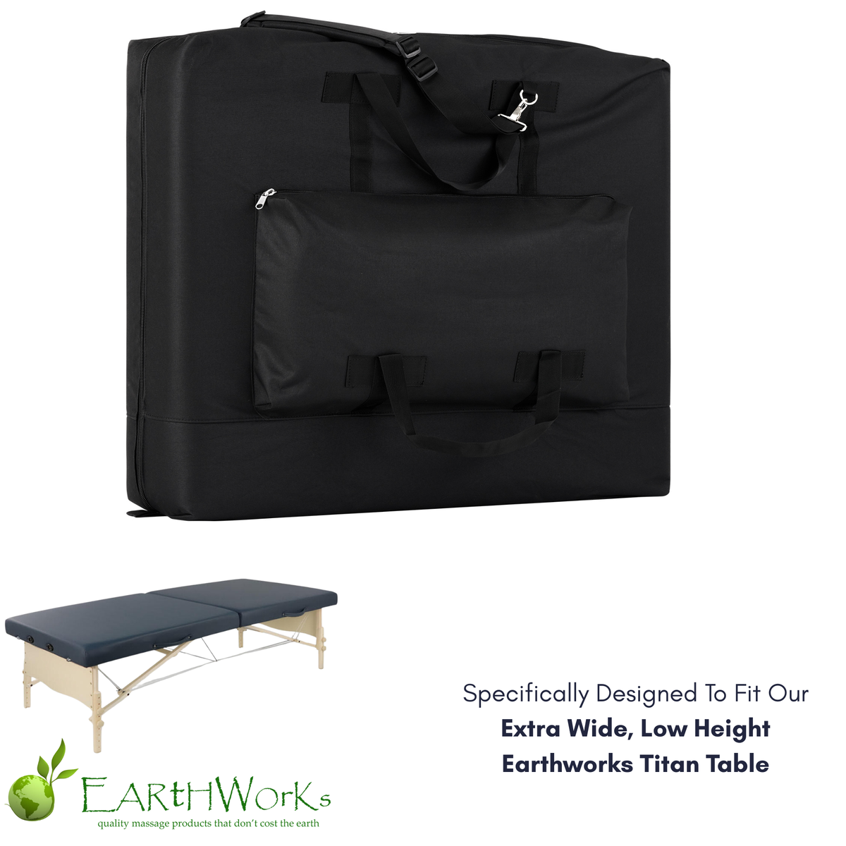 REINFORCED CARRY CASE FOR EARTHWORKS TITAN MASSAGE TABLE