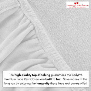 TERRY TOWEL FITTED FACE REST CRADLE COVER (Pack of 4)