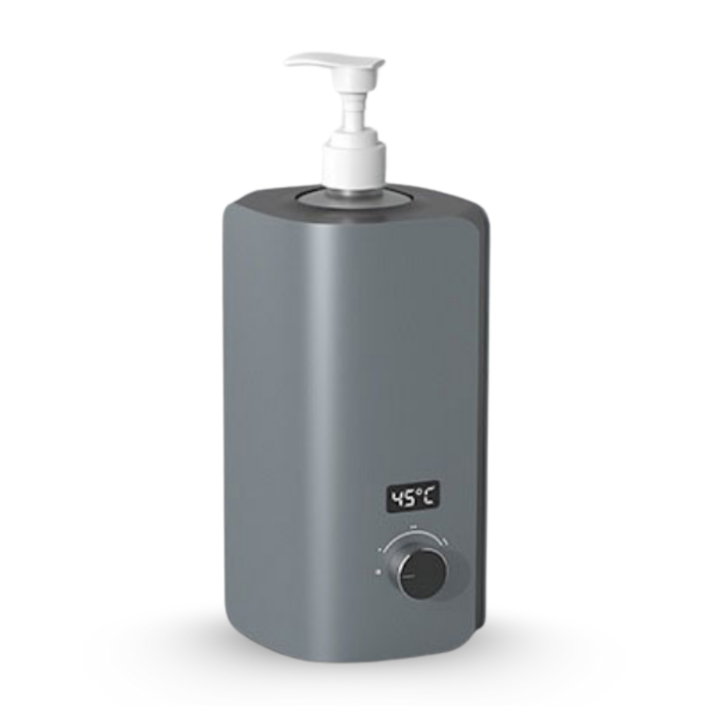 DELUXE MASSAGE OIL WARMER - EASY ADJUST & DIGITAL TEMPERATURE DISPLAY