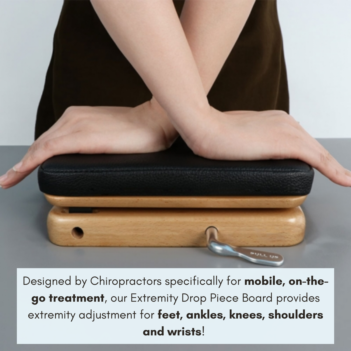 CHIROPRACTIC SPEEDER BOARD EXTREMITY DROP PIECE - PORTABLE & DURABLE