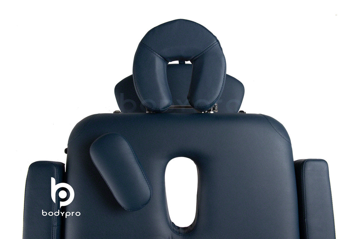 Massage Warehouse BodyPro Deluxe Liftback Portable Lightweight Treatment Table Couch Wooden Black