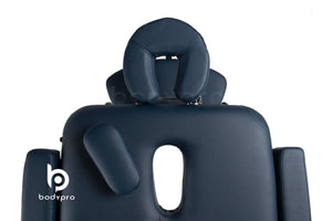 Massage Warehouse BodyPro Deluxe Liftback Portable Lightweight Treatment Table Couch Wooden Black