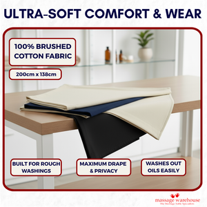 DELUXE 100% BRUSHED COTTON SINGLE FLAT SHEET