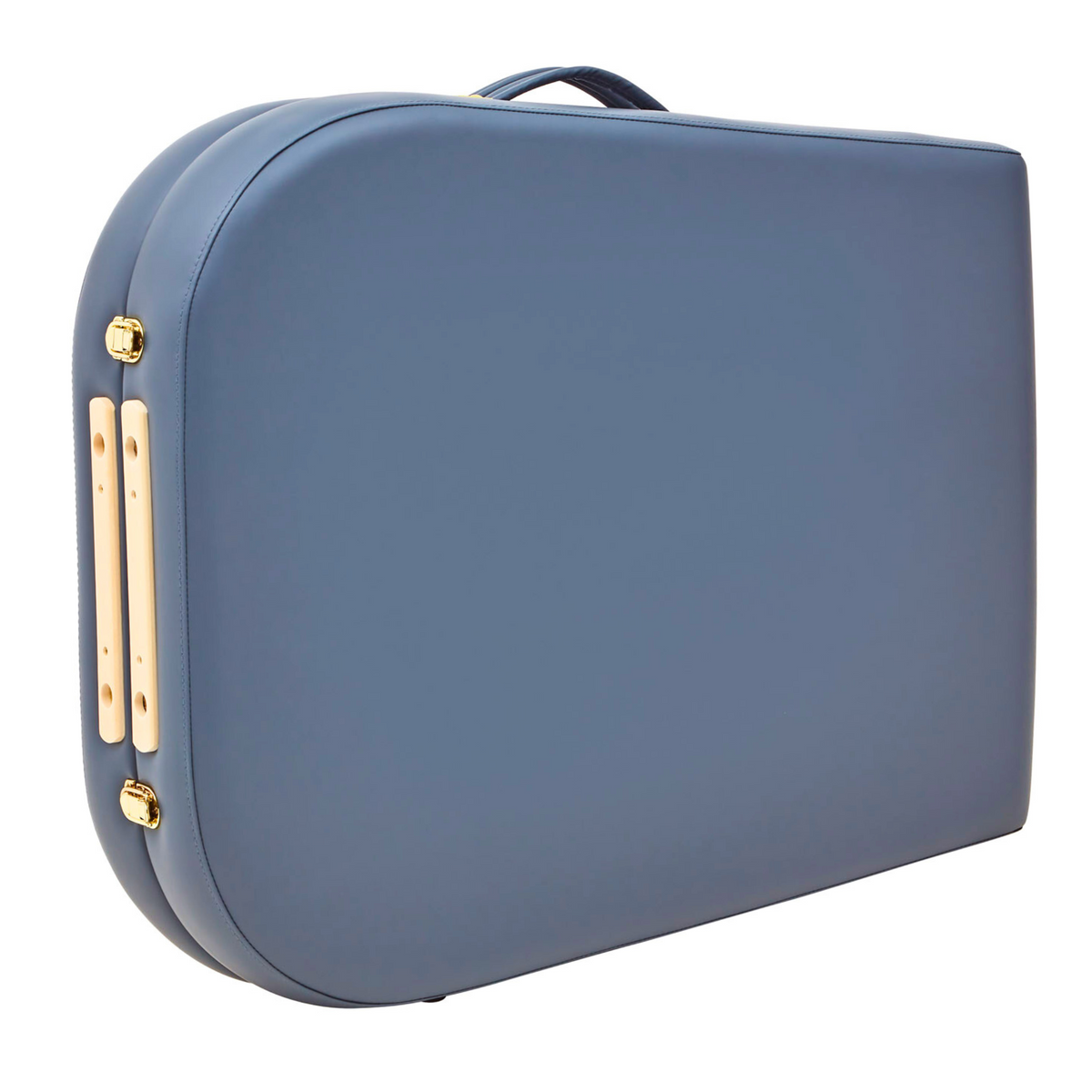 Massage Warehouse Earthworks Comfort Flat Portable Lightweight Treatment Table Couch Wooden Navy Black Agate Blue Cream 5