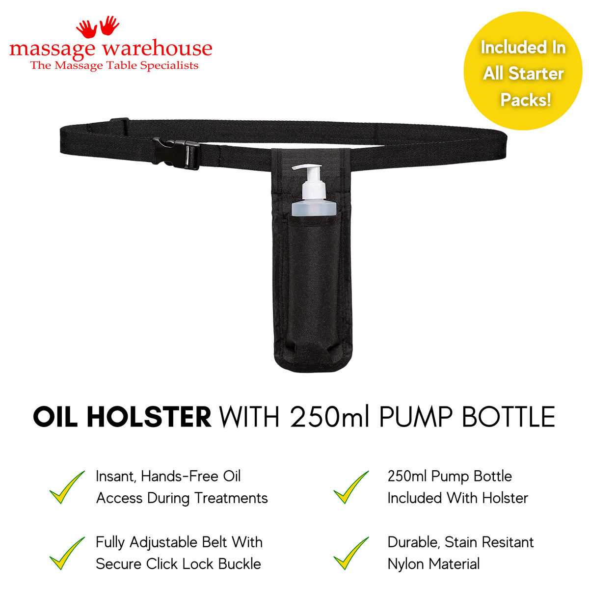 LIGHTWEIGHT & PORTABLE STARTER PACK