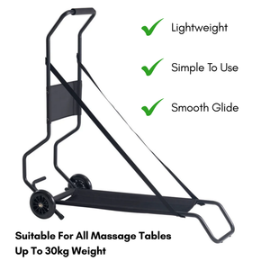 PORTA-LITE WHEELED TROLLEY MASSAGE TABLE TRANSPORTATION CART