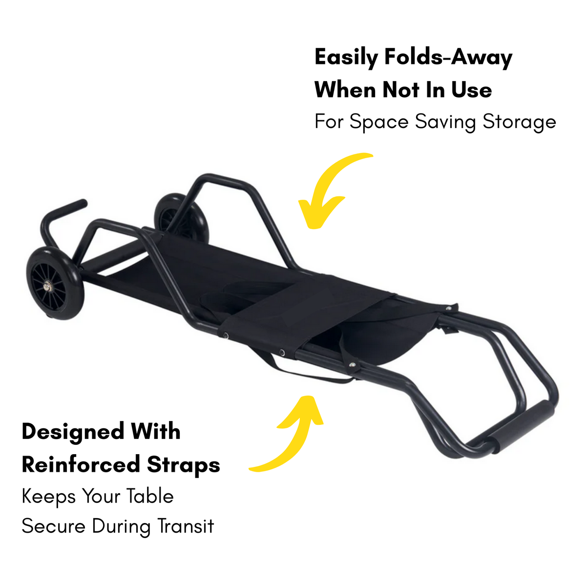 PORTA-LITE WHEELED TROLLEY MASSAGE TABLE TRANSPORTATION CART