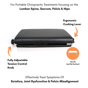 CHIROPRACTIC LUMBAR PELVIC DROP - PORTABLE & DURABLE