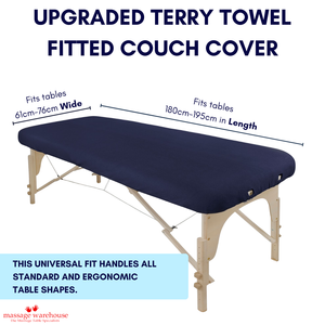 UPGRADED TERRY TOWEL FITTED COUCH COVER WITH EXTRA FEATURES