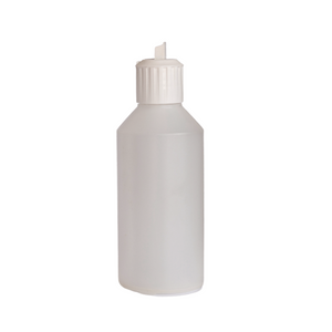 250ml REFILLABLE PLASTIC BOTTLE WITH FLIP TOP CAP