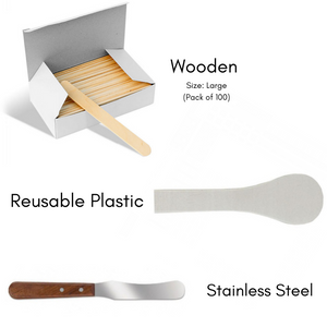 SPATULAS FOR SCOOPING MASSAGE WAX (for hygiene & qty control)