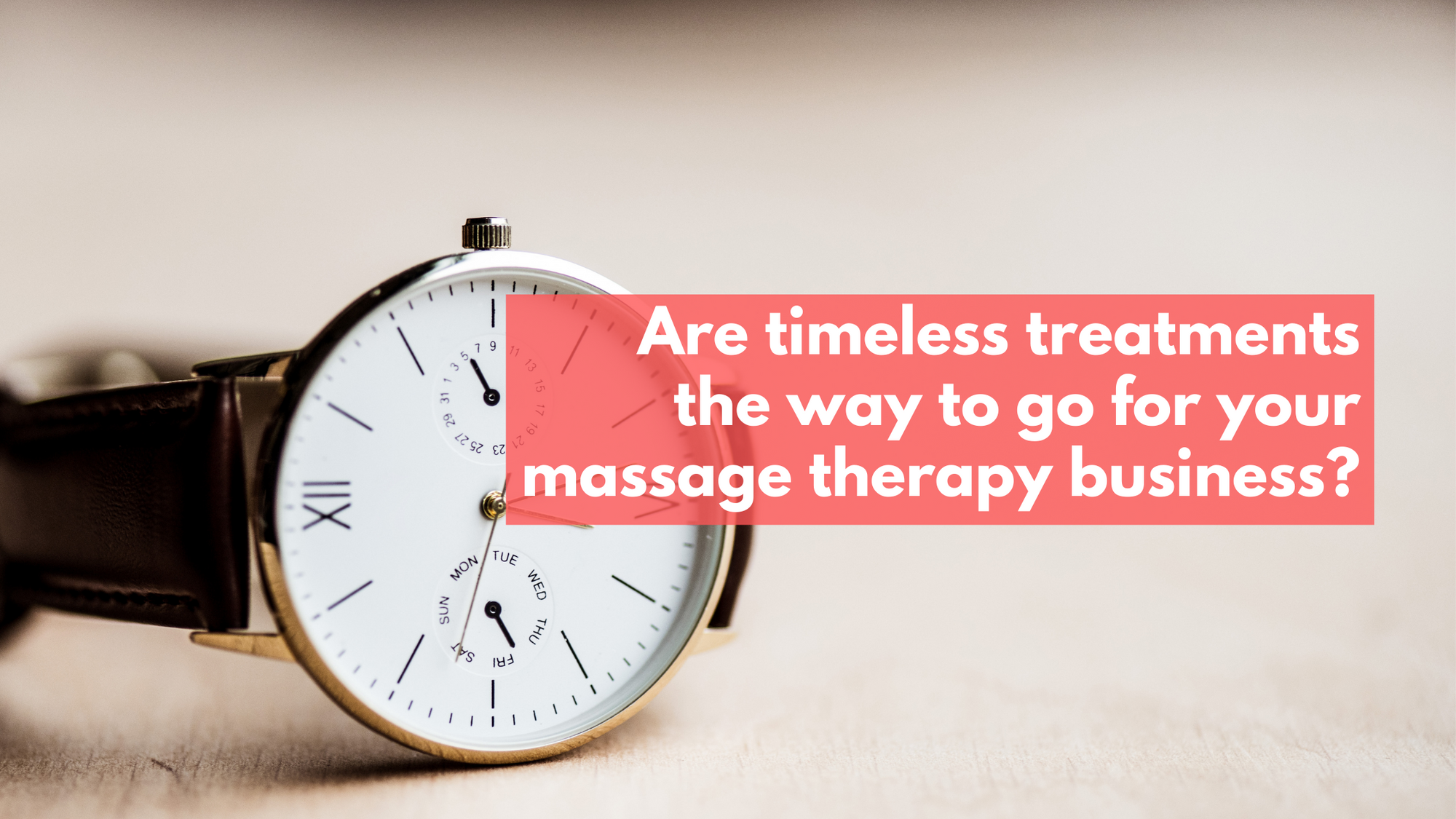 massage treatment times