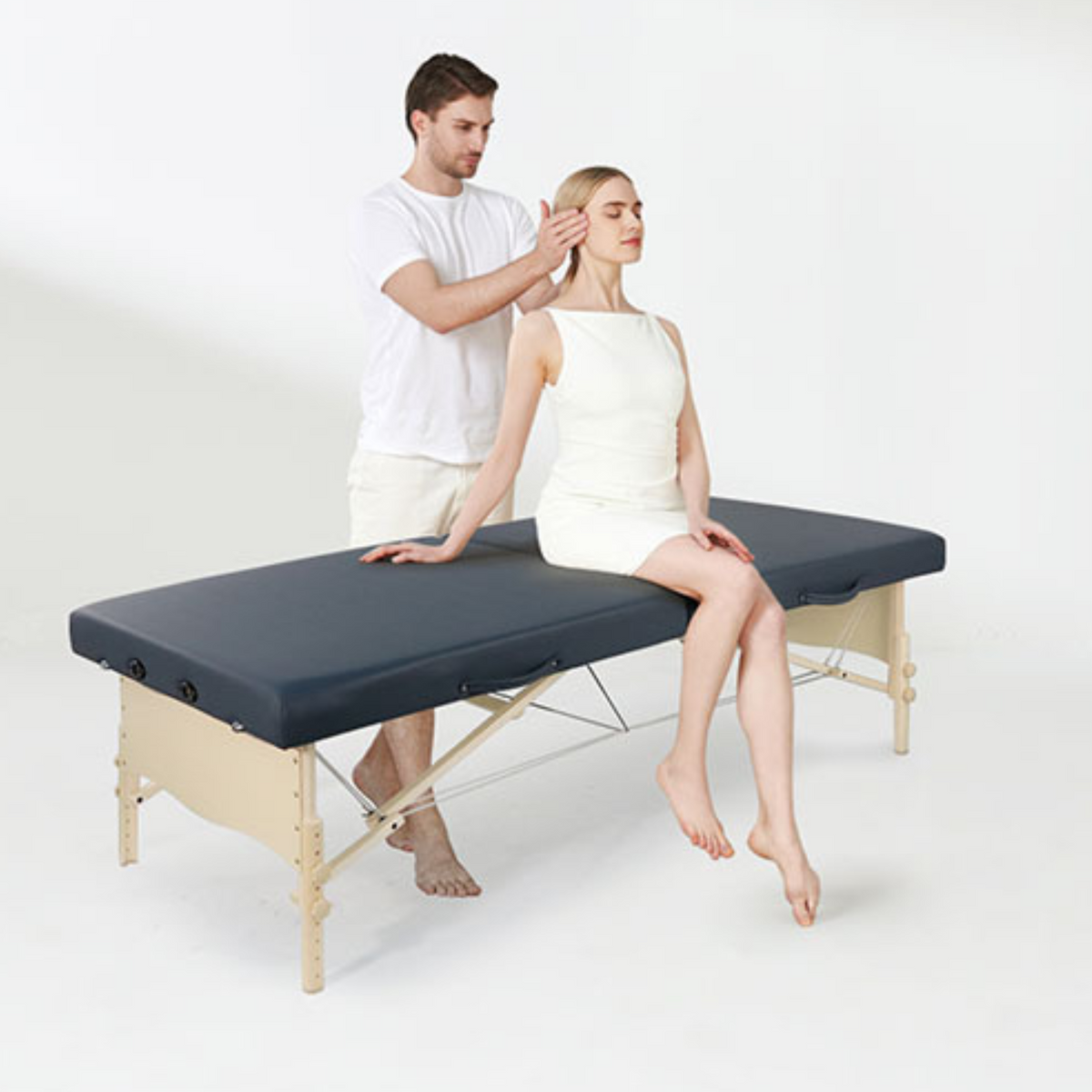 EARTHWORKS TITAN - 750lbs HIGH STRENGTH - EXTRA WIDE - LOW HEIGHT BODYWORK MASSAGE TABLE