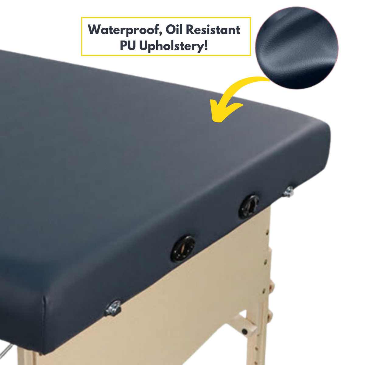 EARTHWORKS TITAN - 750lbs HIGH STRENGTH - EXTRA WIDE - LOW HEIGHT BODYWORK MASSAGE TABLE