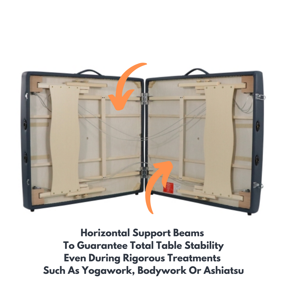 EARTHWORKS TITAN - 750lbs HIGH STRENGTH - EXTRA WIDE - LOW HEIGHT BODYWORK MASSAGE TABLE