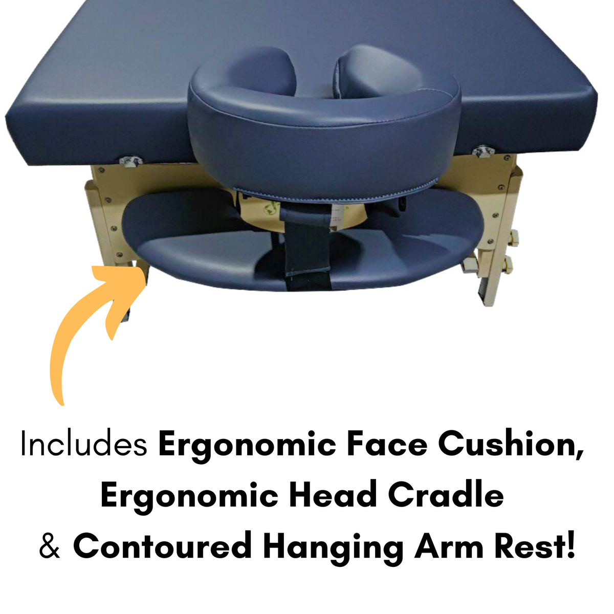EARTHWORKS TITAN - 750lbs HIGH STRENGTH - EXTRA WIDE - LOW HEIGHT BODYWORK MASSAGE TABLE