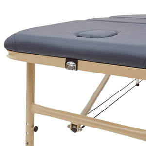 Massage Warehouse Advantage II portable lightweight treatment table aluminium black navy