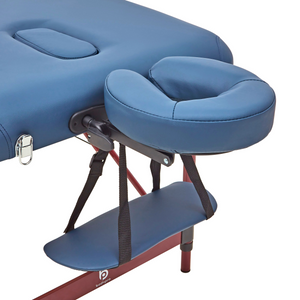 Massage Warehouse BodyPro Traveler Portable Lightweight Treatment Couch Bench Aluminium Navy 14