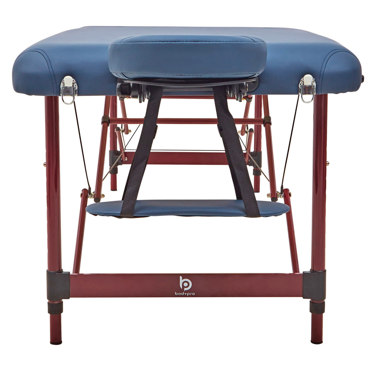 Massage Warehouse BodyPro Traveler Portable Lightweight Treatment Couch Bench Aluminium Navy