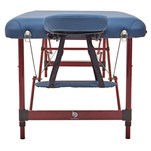 Massage Warehouse BodyPro Traveler Portable Lightweight Treatment Couch Bench Aluminium Navy
