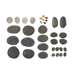 VULSINI HOT STONE REFLEXOLOGY SET (35 PIECES)