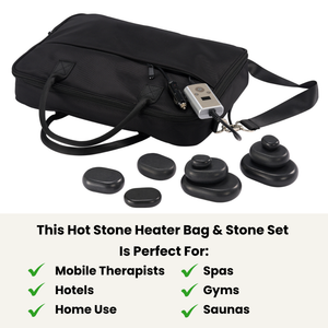 ThermaStone™ Pro - PORTABLE HOT STONE WARMER (With Hot Stone Set)