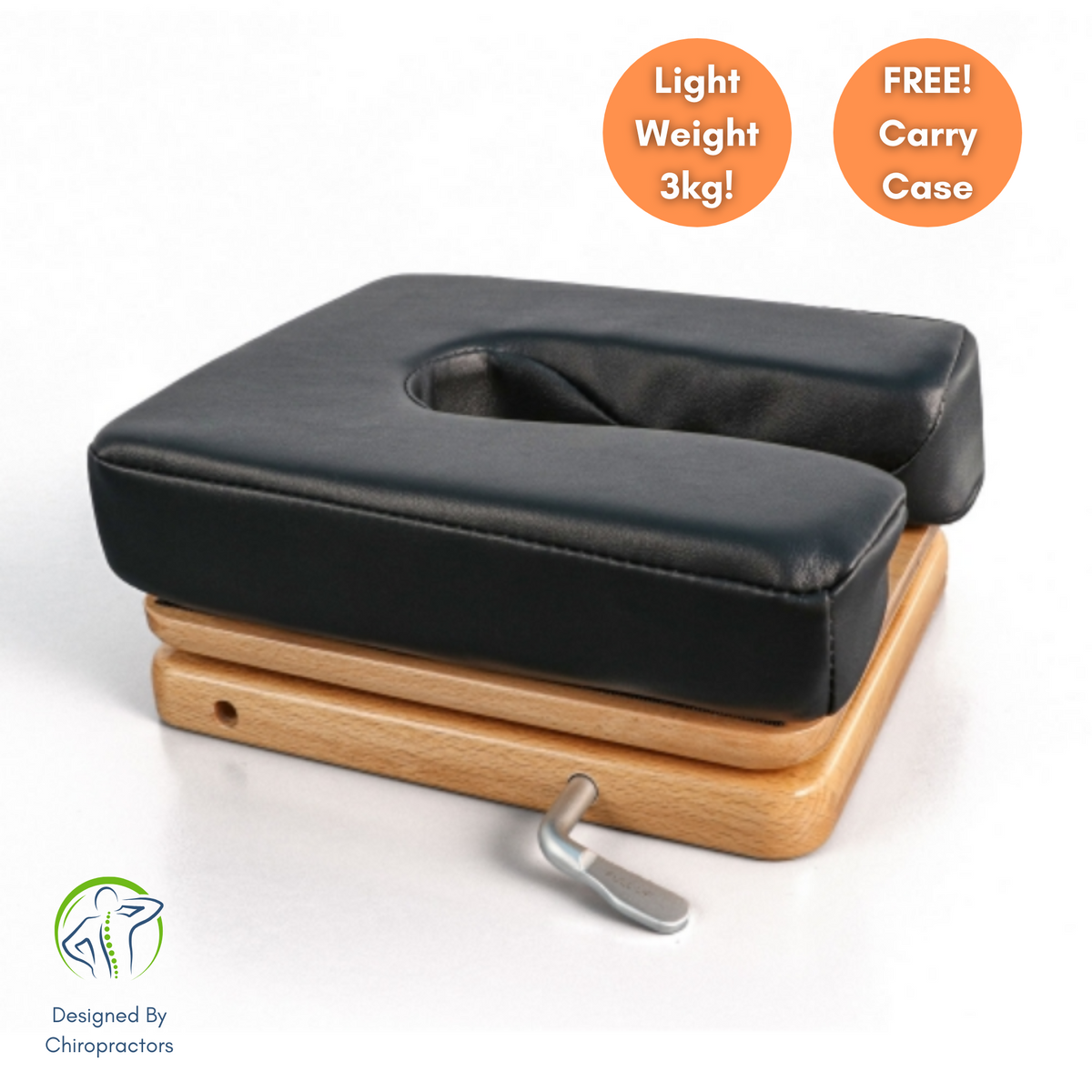 CHIROPRACTIC CERVICAL TOGGLE  DROP PIECE - PORTABLE & DURABLE