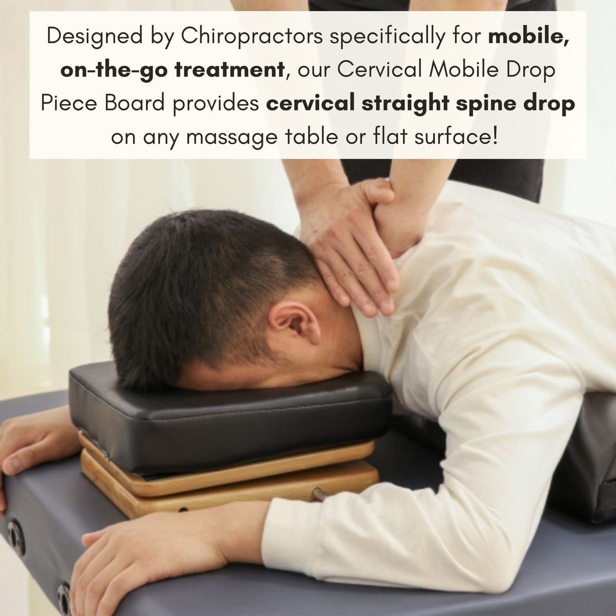 CHIROPRACTIC CERVICAL TOGGLE  DROP PIECE - PORTABLE & DURABLE