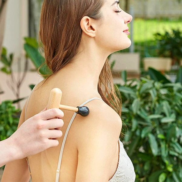 WOODEN TRIGGER POINT THERA PRESS TOOL - Massage Warehouse