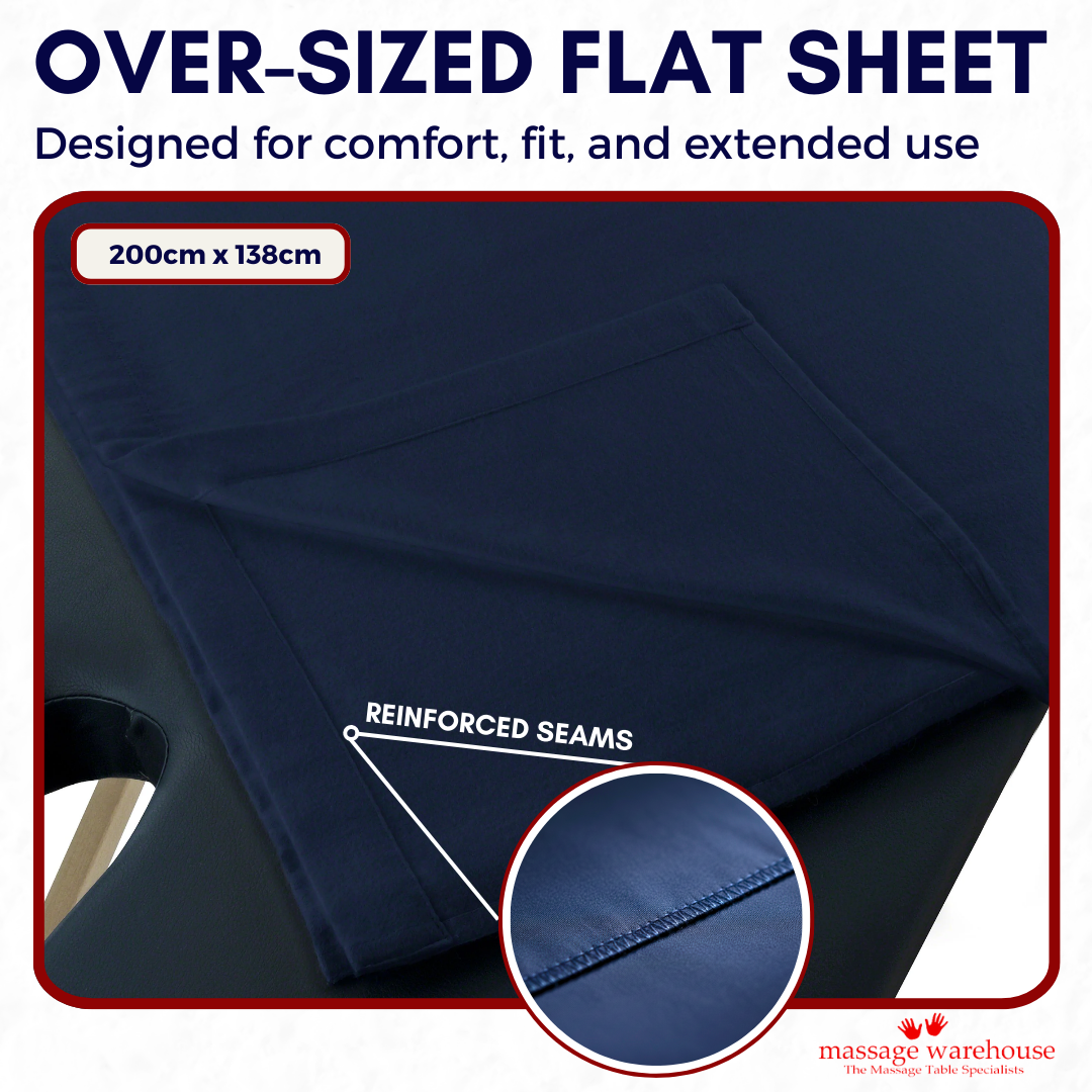 DELUXE 100% BRUSHED COTTON SINGLE FLAT SHEET