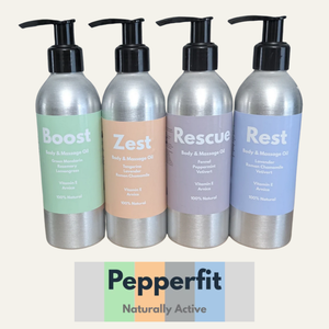PEPPERFIT NATURAL MASSAGE OILS