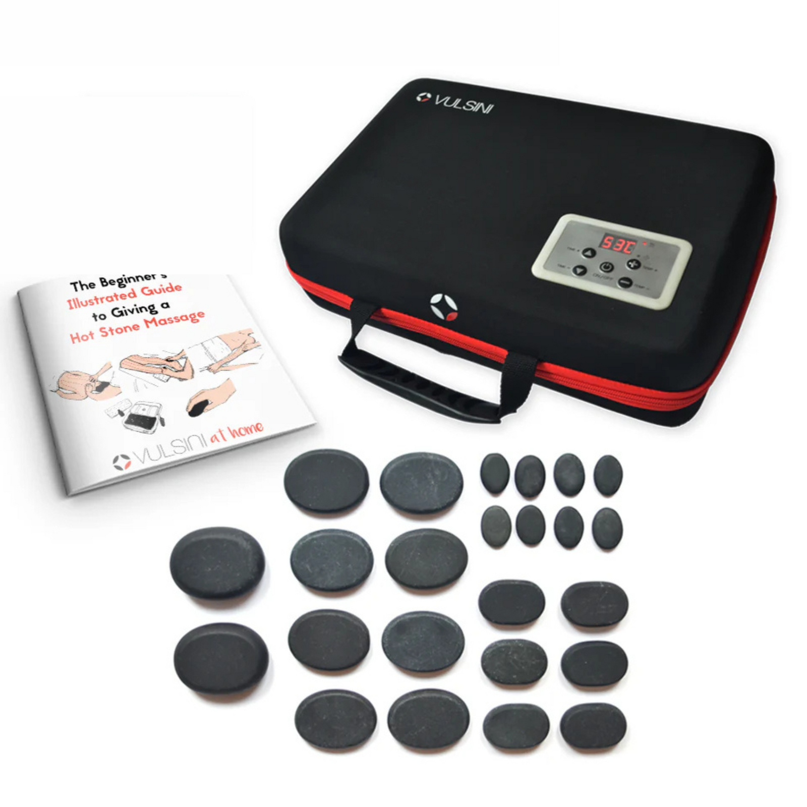 VULSINI AT HOME BEGINNERS KIT - HOT STONE HEATING BAG AND STONE SET