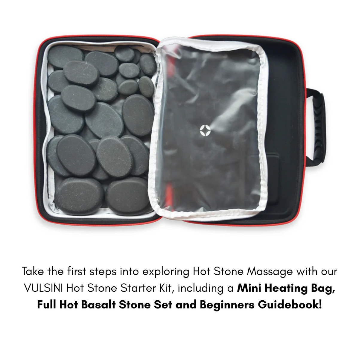 VULSINI AT HOME BEGINNERS KIT - HOT STONE HEATING BAG AND STONE SET