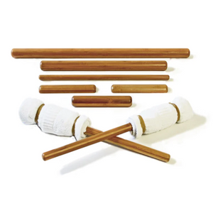 VULSINI WARM BAMBOO STICK MASSAGE SET (8 PIECES)