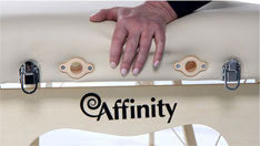 AFFINITY 'PORTAFLEX' - PORTABLE FLEXIBLE MASSAGE TABLE