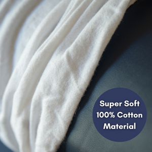 FITTED BOLSTER COVER - 100% COTTON