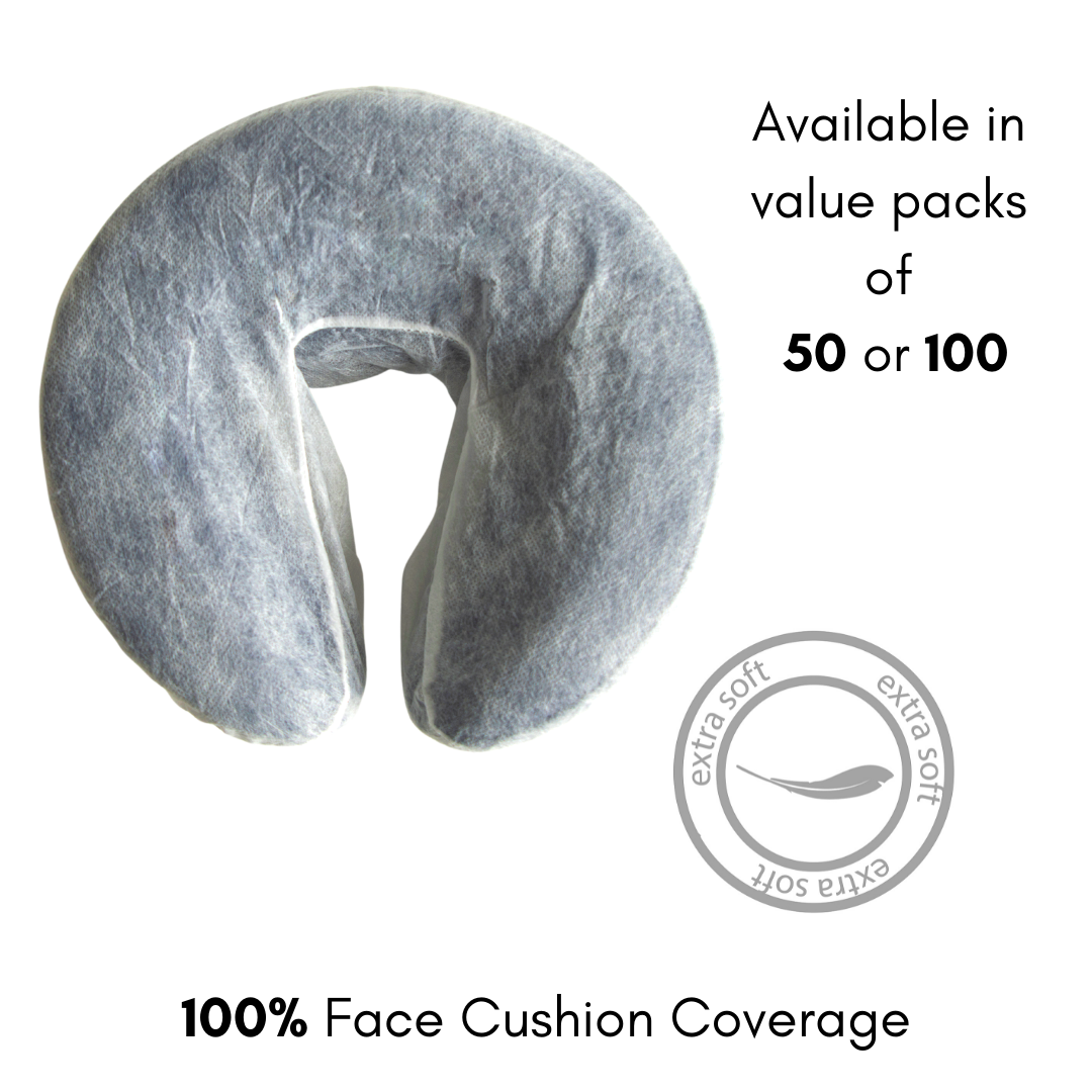 Fitted Disposable Face Rest Covers - Massage Warehouse