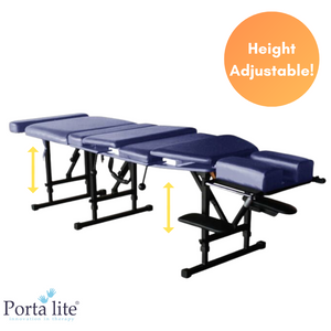 PORTA-LITE CHIROPRACTIC TABLE - HEIGHT ADJUSTABLE