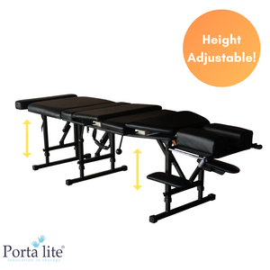 PORTA-LITE CHIROPRACTIC TABLE - HEIGHT ADJUSTABLE