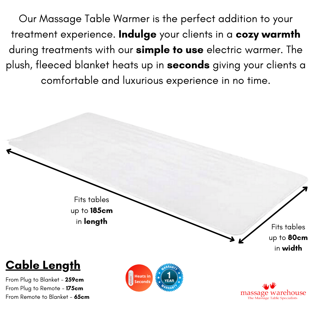 DURABLE MASSAGE TABLE WARMER BLANKET