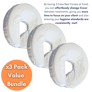 SANITARY PROTECTIVE FITTED FACE CUSHION COVER & BARRIER (Washable)
