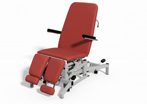 PLINTH TILTING DIVIDED LEG PODIATRY CHAIR