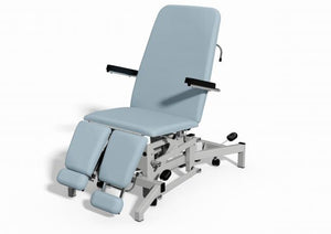 PLINTH TILTING DIVIDED LEG PODIATRY CHAIR